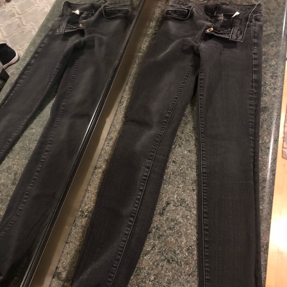 J BRAND black/ washed skinny jeans. Size 24